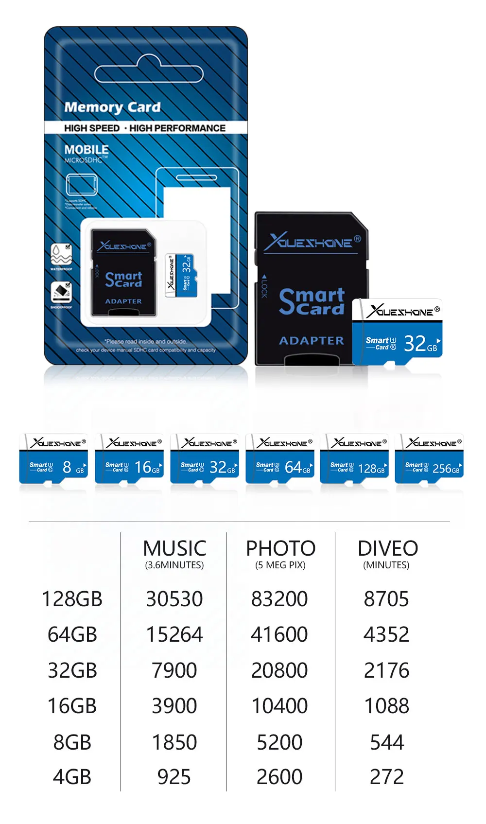 Новое поступление карта памяти micro sd 32 Гб 64 Гб 128 Гб класс 10 TF карта micro sd карта 16 ГБ 8 ГБ cartao de memoria с бесплатным адаптером