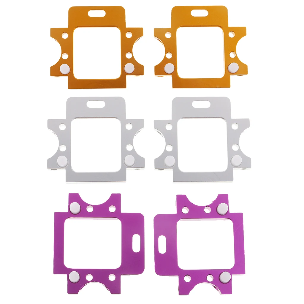 2pcs Aluminum Rear Gear Box Mount for HSP 1/10 RC On-road Cars/ Buggy/ Truck