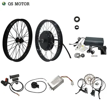 

QS Motor 205 50H V3 E bike conversion kit / E bike kit / spoke hub Motor 3000W Powerful Hub Motor Kit