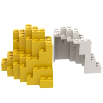 

BuildMOC 23996 8x8x6 Ore Rock Mountain Wall City Wall Components Building Blocks Parts DIY Educational Tech Parts Toys