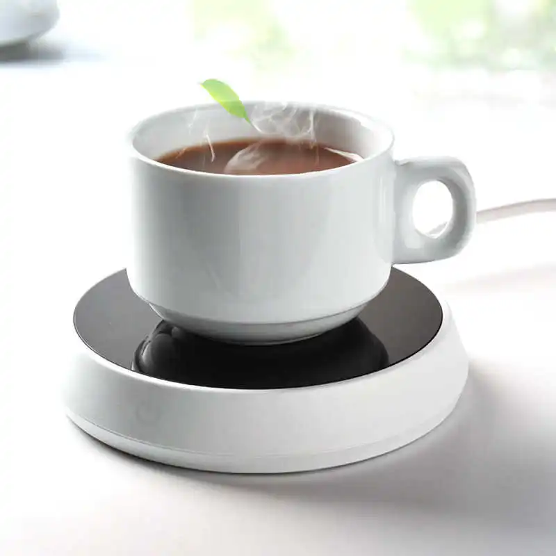 Calentador de taza eléctrico para oficina, taza de café con Control táctil, temperatura constante, agua del té, leche, posavasos de calefacción, 1 ud.