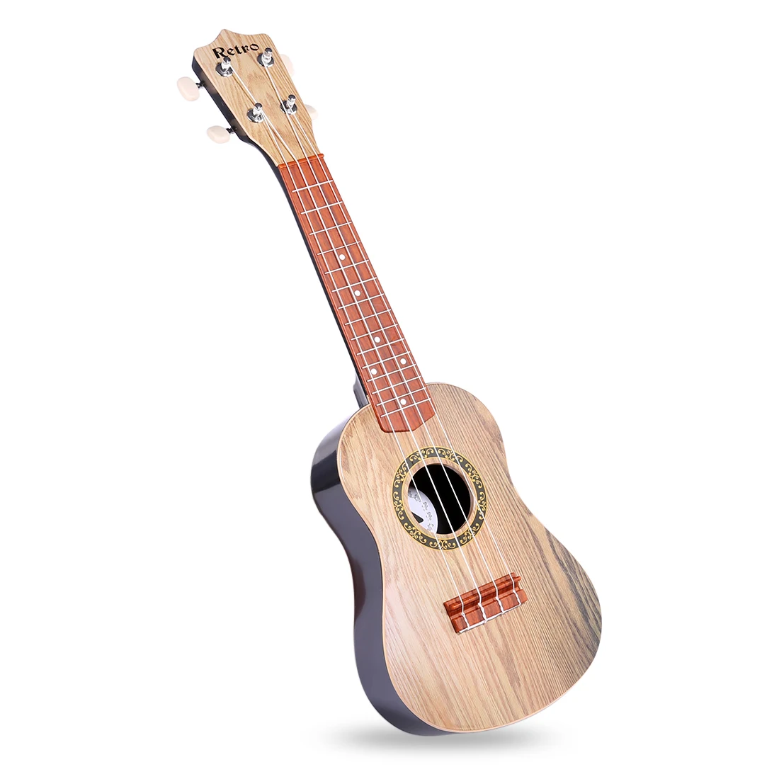 

21 Inches Kids Emulational Ukulele Musical Instrument Guitar Educational Toy with Plectrum - Type-1