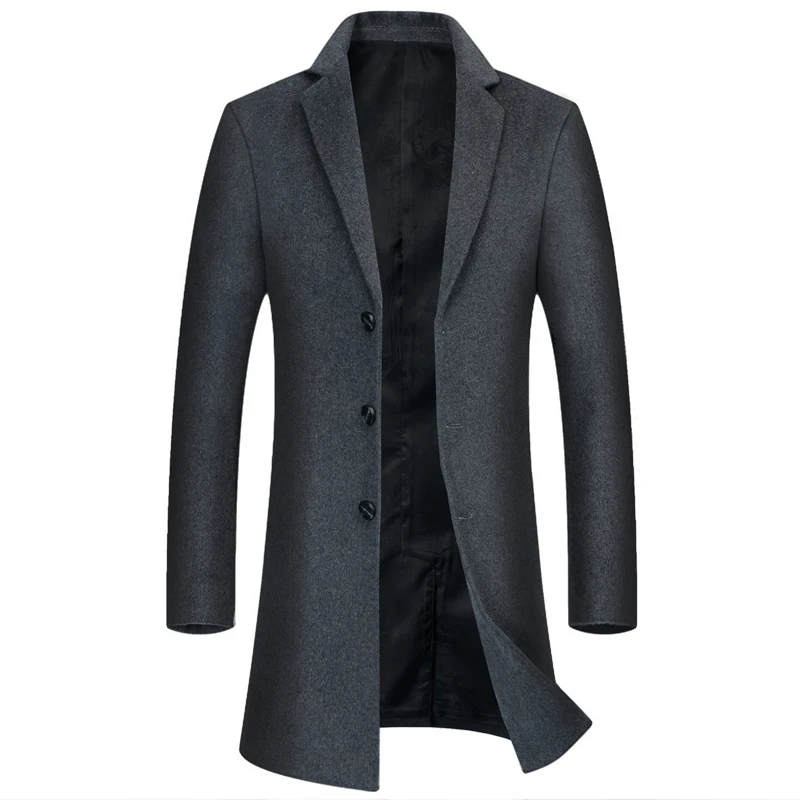 10XL 8XL зимняя мужская шерстяная куртка для отдыха длинные шерстяные пальто мужские однотонные повседневные модные куртки/повседневные мужские пальто