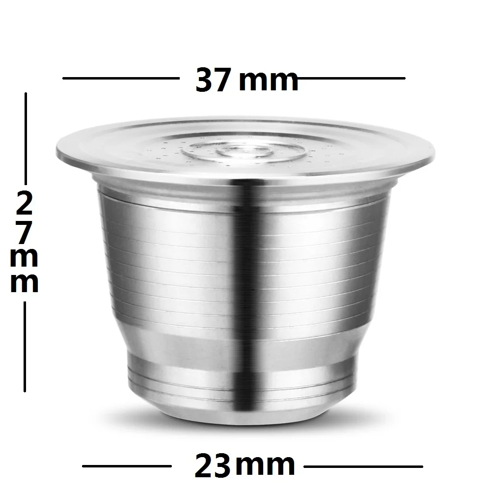 

Coffee Filter Nespresso Stainless Steel Coffee Nestle with Spoon Dripper Portable Cafeteira Reusable Capsule Coffee Filter