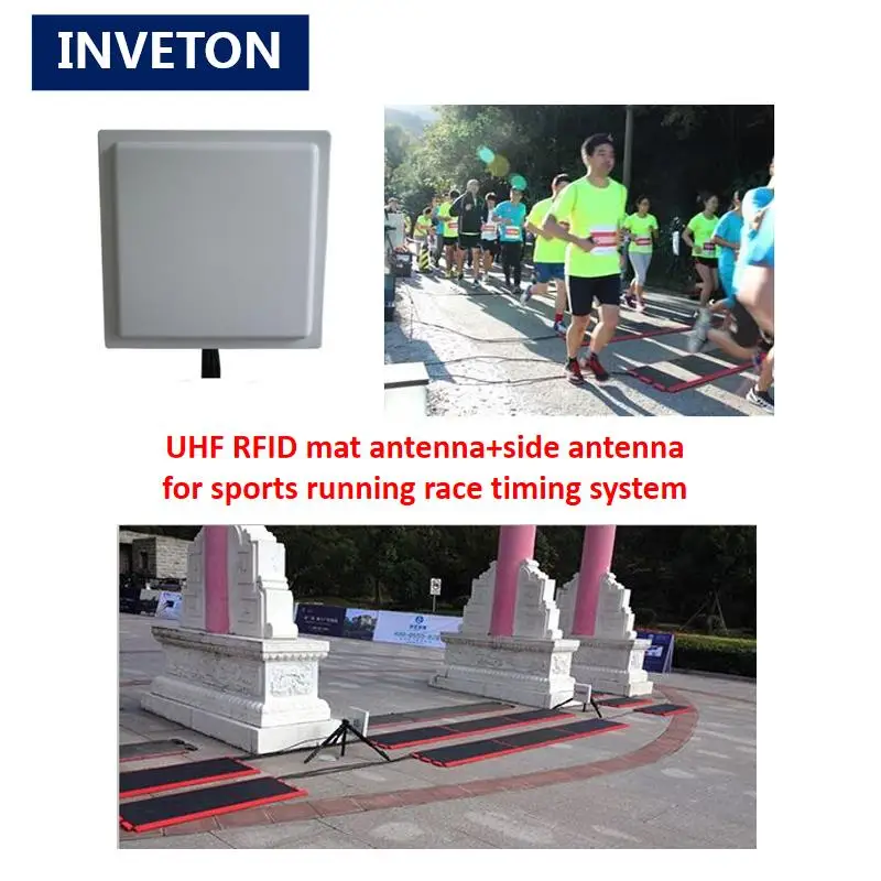 RFID race timing chip running long range 12dbi circular uhf rfid antenna waterproof with floor mat ground | Безопасность и защита