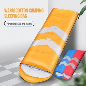 

Outdoor Envelope Sleeping Bag Camping Travel Hiking Multifunction Ultra-light 4 Season Warm Cold Envelope Backpacking