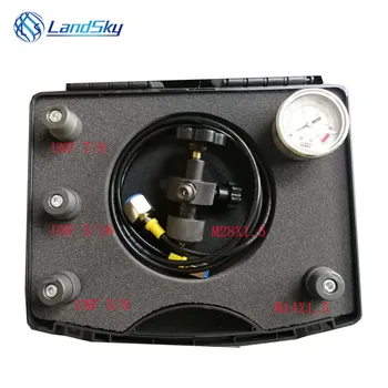 

charging kit nitrogen pressure test kit accumulator precharge pressure FPU-1 100bar inflatable tool 5/16-32UNF 7/8UNF