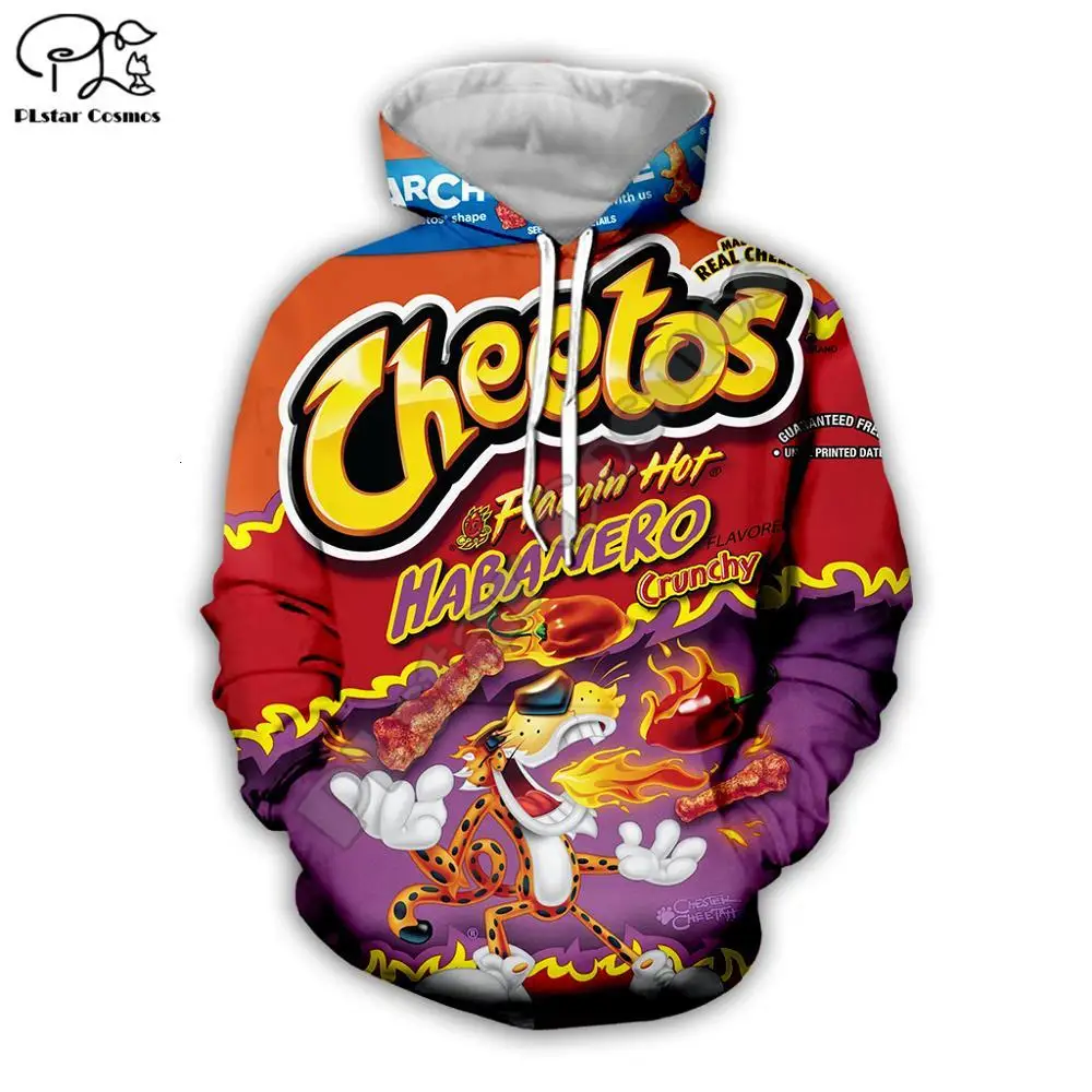Семейный комплект одежды толстовка с капюшоном и 3D принтом Cheetos Snack Детские