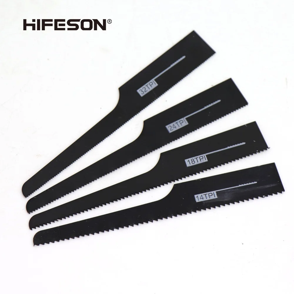 10PCS 14T or 18T or 24T or 32T Reciprocating Saw Blades for Pneumatic File Saw Tool Metal saw blade Wood saw blade
