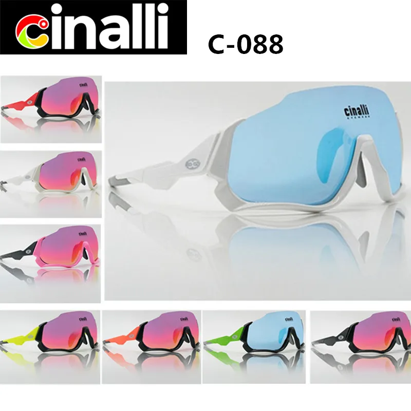 

Naga sire cinalli C-088 sunglasses for cycling and racing sports ski gear TR90 frame glasses with black polarized lenses