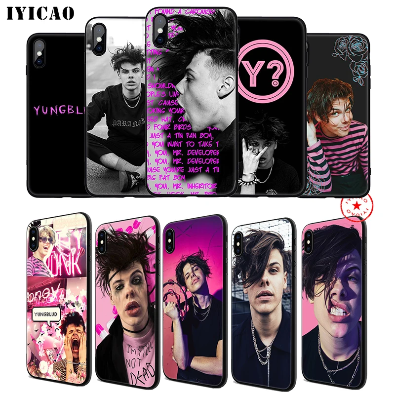 

IYICAO Yungblud Soft Phone Case for iPhone 11 Pro XR X XS Max 6 6S 7 8 Plus 5 5S SE Silicone TPU 7 Plus