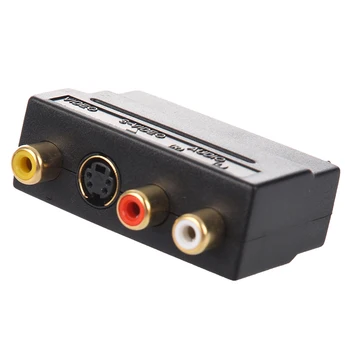 

RGB Scart to Composite RCA+S-Video AV TV o Adapter