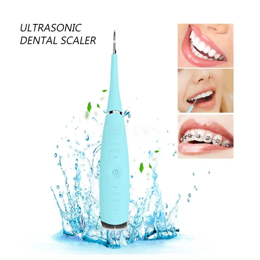 

UKLISS USB Sonic Dental Scaler Tooth Electric Cleaner Tartar Remover for Teeth Ultrasonic Dental Remover Tooth Cleaner Machine