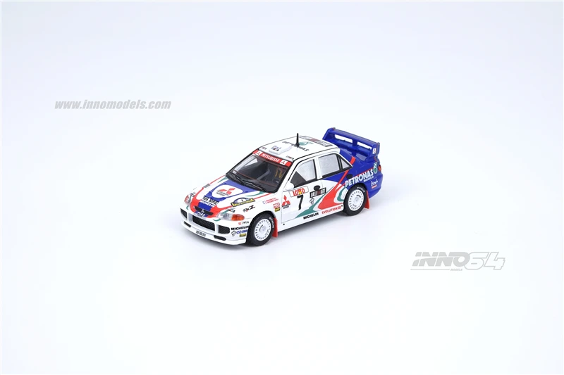 INNO 1:64 Mitsubishi Lancer Evolution III #7 Австралийский ралли 1996/литая модель автомобиля с