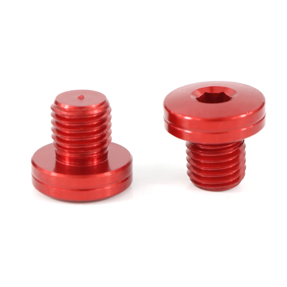 Filetage M10 Bouchons Rétroviseur Moto M10 - Paire Aluminium Noir Filetage Normal/inversé Aluminium 6061