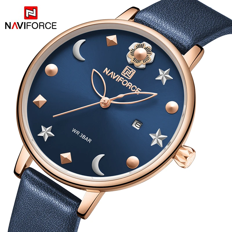 

NAVIFORCE Women Watch Top Brand Luxury Watches Quartz Waterproof Wristwatch Girls Ladies Fashion Simple Clock relogios feminino
