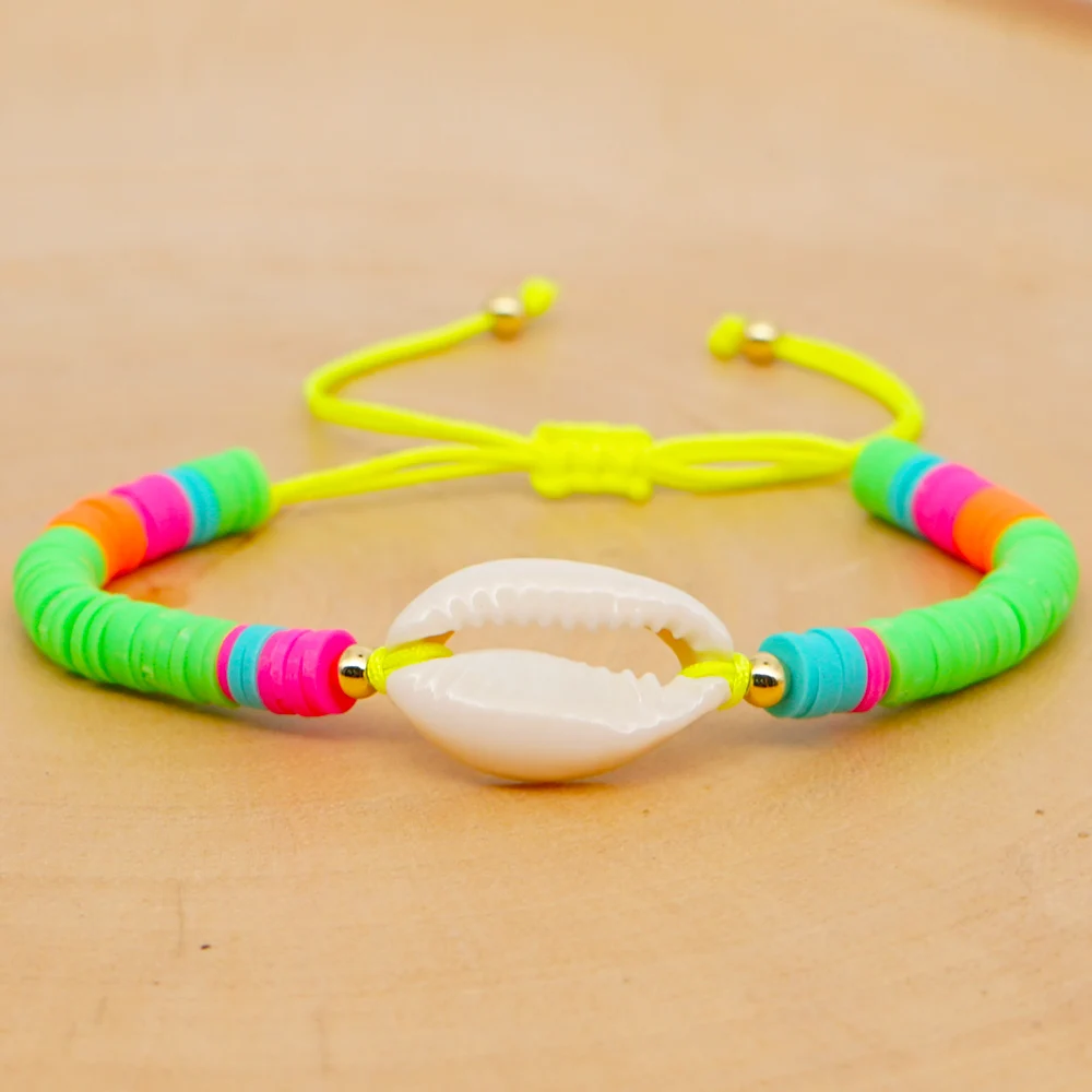 Браслет GO2BOHO из морских ракушек африканские браслеты женские Богемские ракушки