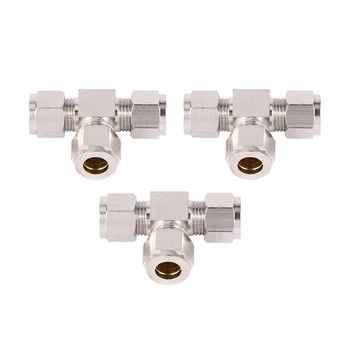 

3PCS Card Sleeve Spray Accessories Double Card Core Spray Tee High-Pressure Clamping 9.52 Tee Connector