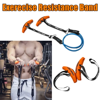 

Exerecise Resistance Band Handle Grips Gym Training Grip Strength Sling Trainer for Pull-up Bars Barbells and Pulling Machines
