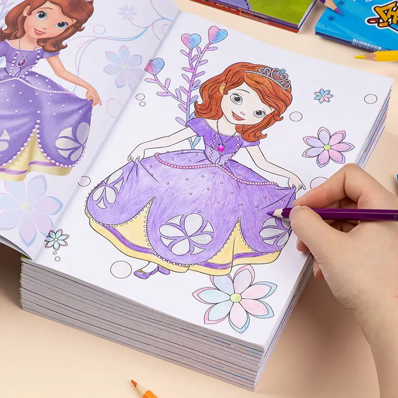 

Игрушки по методике Монтессори, принц Дисней, Холодное сердце, София, Pixar машина, зверополис, раскраска, книга для рисования, Игрушки для раннего развития