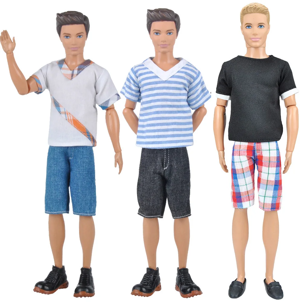 3-set-Ken-Doll-Clothes-Daily-Suit-Ken-Casual-Wear-Doll-Accessories-Boy-Man-Male-Boyfriend (2)