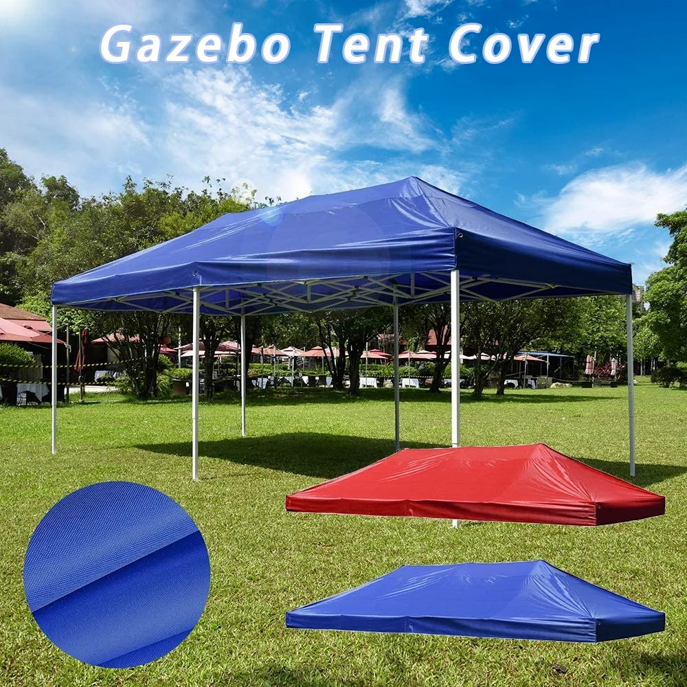 10x20ft Up Canopy Top Replacement Tent Patio Gazebo Canopy 420D Sun Shade 