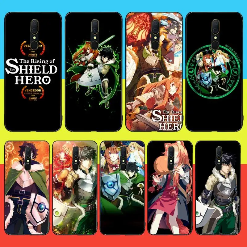 Чехол для телефона HPCHCJHM The Rising of the Shield чехол с героем Black Soft Shell Oppo A5 A9 2020 Reno Z Realme5Pro