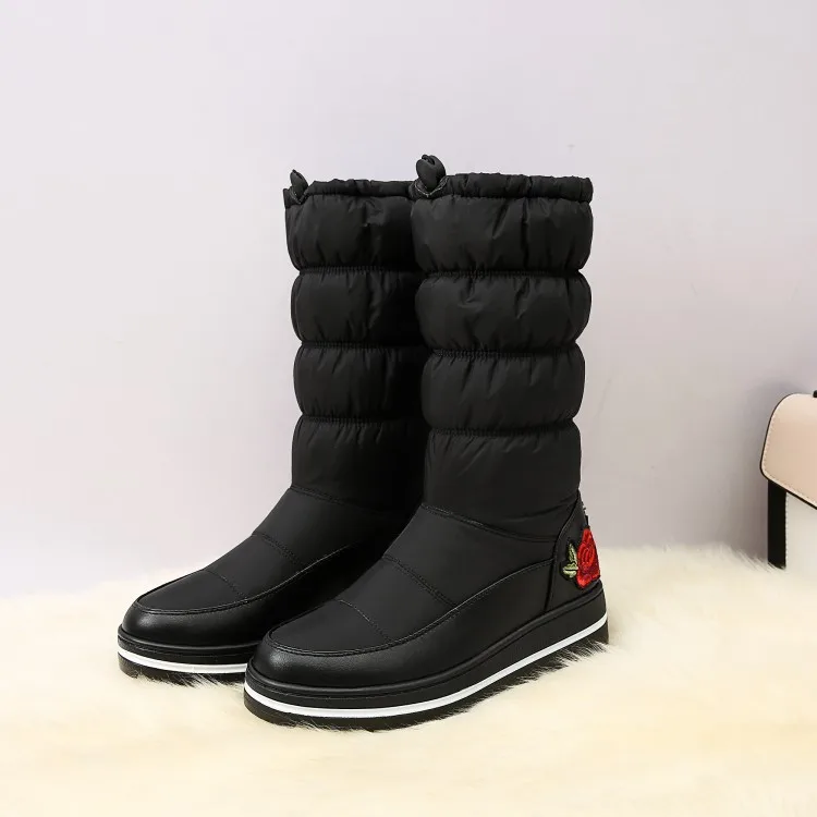 

Big Size 9 10 13 boots women shoes ankle boots for women ladies boots Solid color with low rounded head