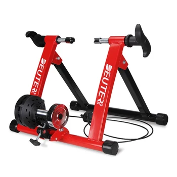 

Foldable Magnetic Bike Trainer Roller Stand Cycling Rack Indoor Bicycle Exercise Training Stand Home Gym Exercise Equipment