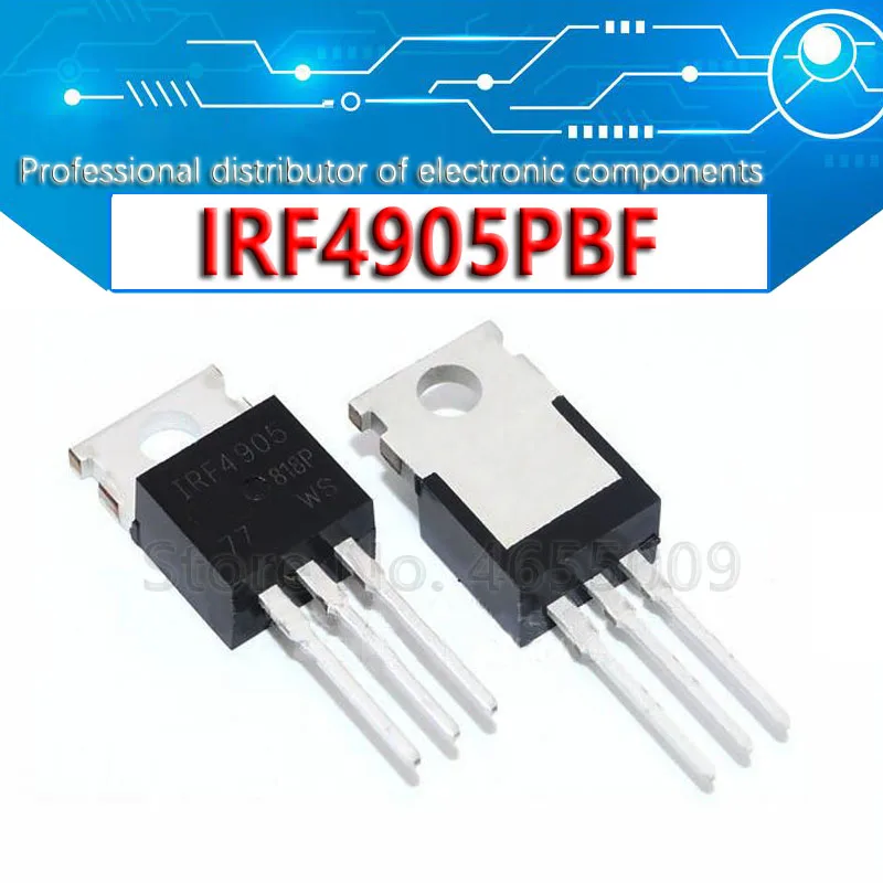 10 шт./лот IR new IRF4905 FET IRF4905PBF 74A 55V 200W TO-220 | Электронные компоненты и принадлежности