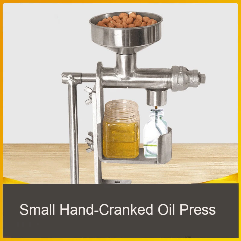 Stainless Steel Oil Press Machine Manual Oil Press Machine Peanut Oil Olive Oil Nut Seed Oil Press 2