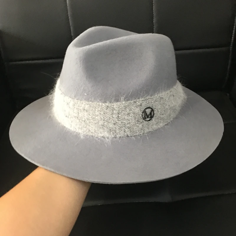 

Man hat tide han edition of the new winter leisure British gentleman cap retro jazz felt cloth fedoras
