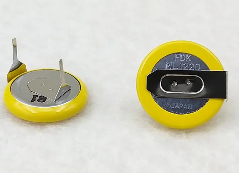 2 шт. ML1220 3V перезаряжаемая батарейка для ноутбука Компьютерная материнской платы