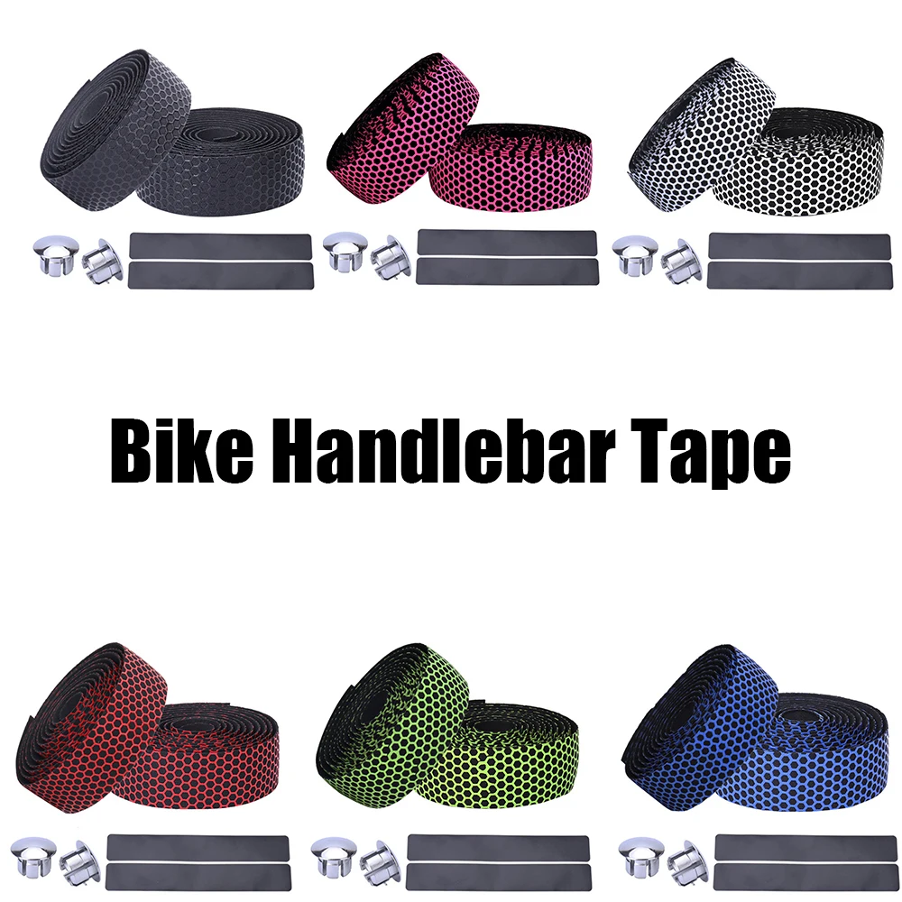 

1 Pair Durable Anti-slip Absorption Silica Gel MTB Road Bicycle Tape Wrap Bike Handlebar