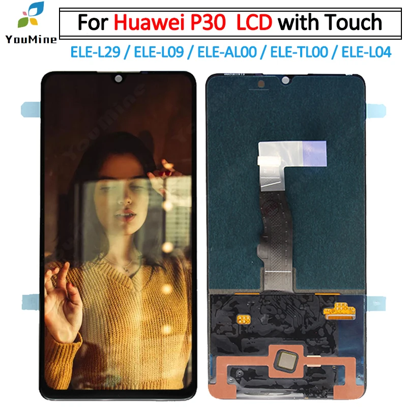 6," ЖК-дисплей для huawei P30, ЖК-экран+ сенсорная панель, дигитайзер в сборе, Замена для huawei P30, ELE-AL00, ELE-L29, ЖК-дисплей