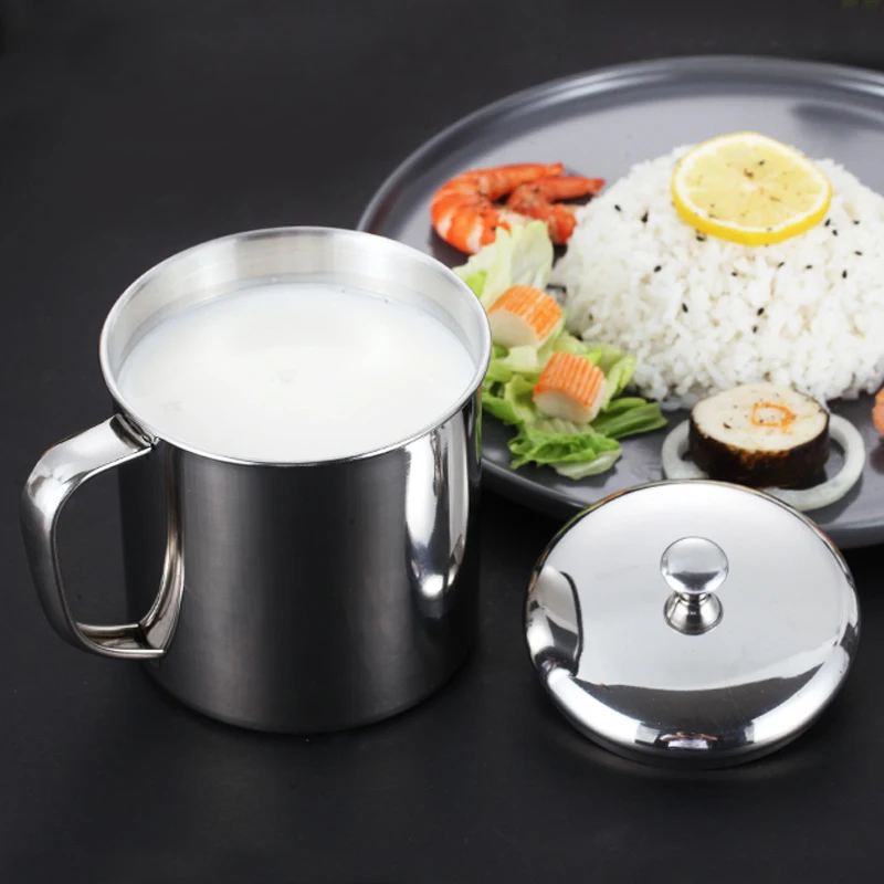 Home Stainless Steel Cup Mug Drinking Coffee Beer Picnic Camping Travel Kitchen