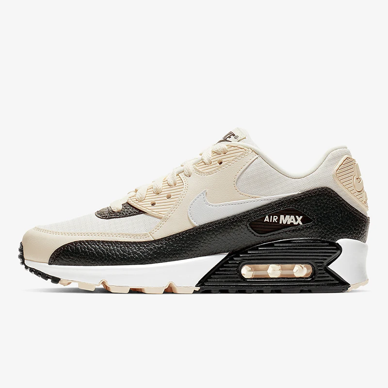 Оригинальные женские кроссовки для бега NIKE AIR MAX 90, дышащие удобные кроссовки с амортизацией, модные кроссовки для фитнеса 325213-031 - Цвет: 325213-138
