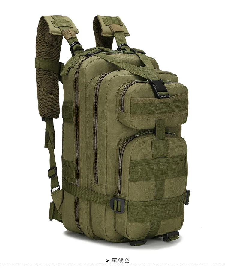 Открытый военный рюкзак 1000D нейлон 30L водонепроницаемый тактический рюкзак спортивный Кемпинг Туризм треккинг Рыбалка Охота сумки - Цвет: only bag