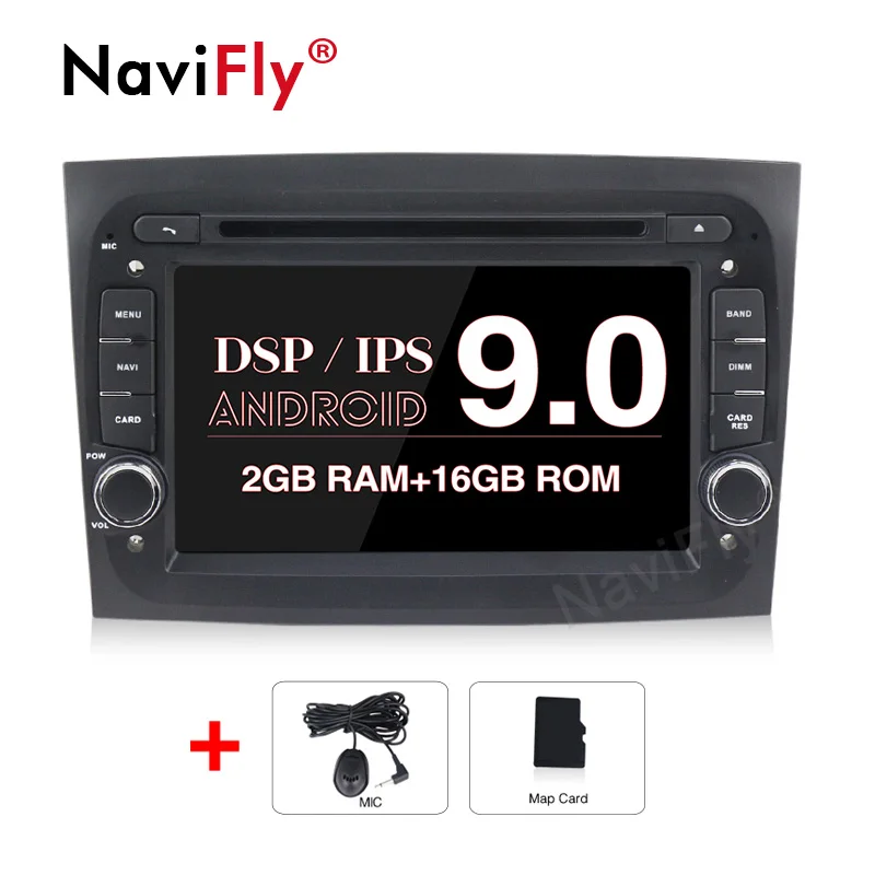 Новые 8 ядро ips DSP Android 9,0 автомобильный dvd для авто радио для Fiat Doblo автомобильный мультимедийный плеер Octa Core 4G gps навигации - Цвет: 4Core 2G 16G IPS DSP