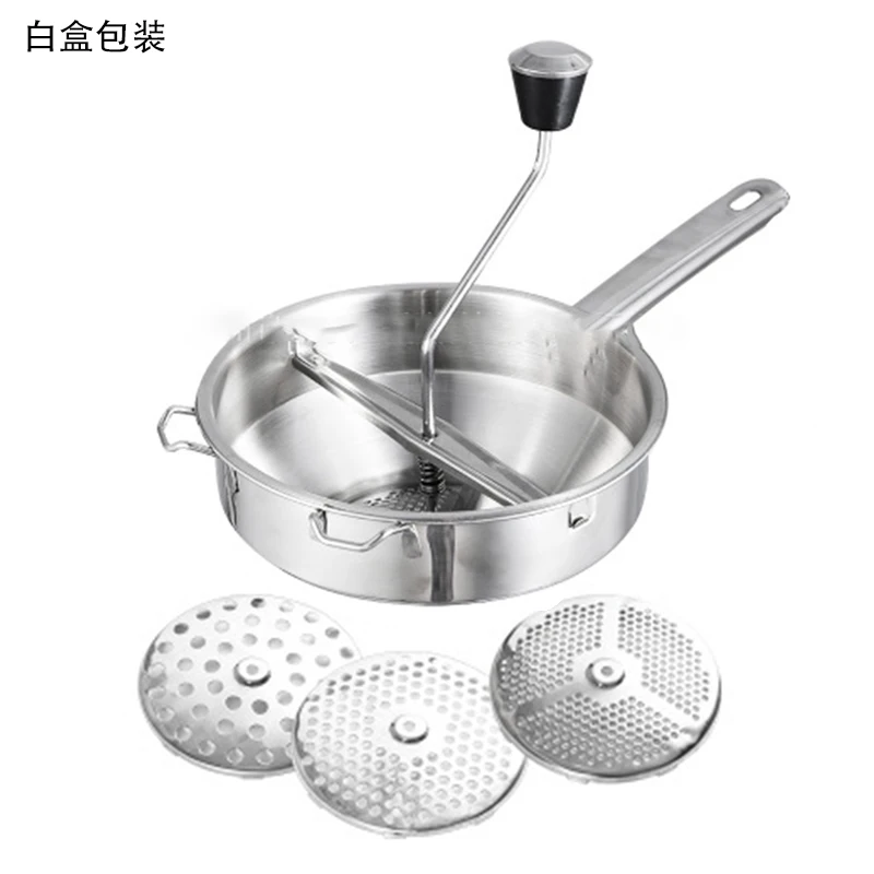 Stainless Steel Food Mill Potato Masher Masher For - Temu