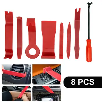 

8pcs Car Audio Removal Tool Plastic Panel Removal Tool Window Molding Fastener Clips Accessories Car Styling Trim Removal Tool