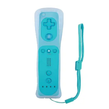 

Wireless Remote Controller for Wii Built-in Motion Plus Gamepad with Silicone Case motion sensor 2018
