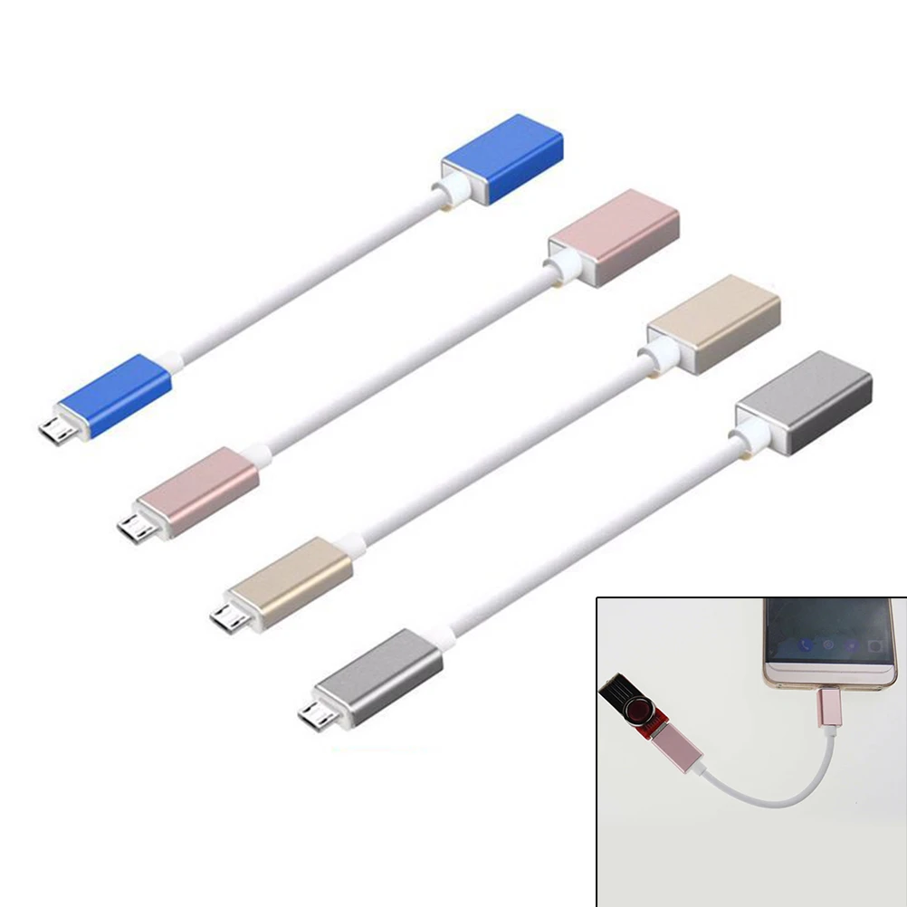 

Durable Micro USB 3.1 Male to USB 3.0 Female OTG Data Cable Connector