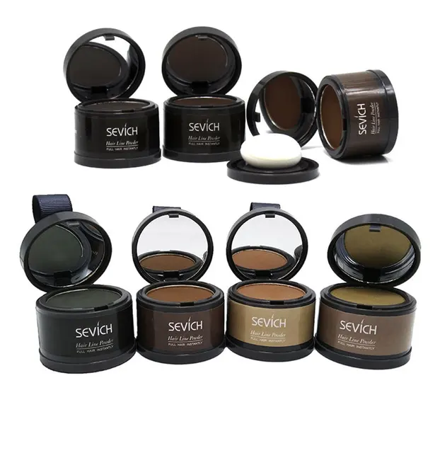 Poudre d'ombre à cheveux, réparation modifiée, poudre de coupe, maquillage, correcteur de cheveux, couverture naturelle, contrôle des bords de beauté 1