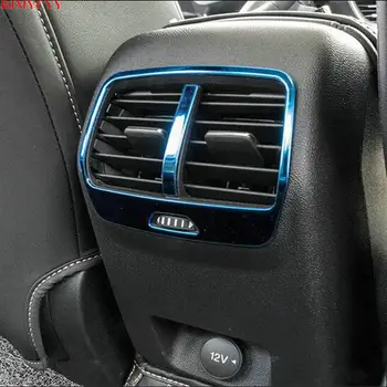 

BJMYCYY 2PCS/SET Stainless steel decorative frame the air conditioner in the rear outlet of the car for ford focus MK4 2019