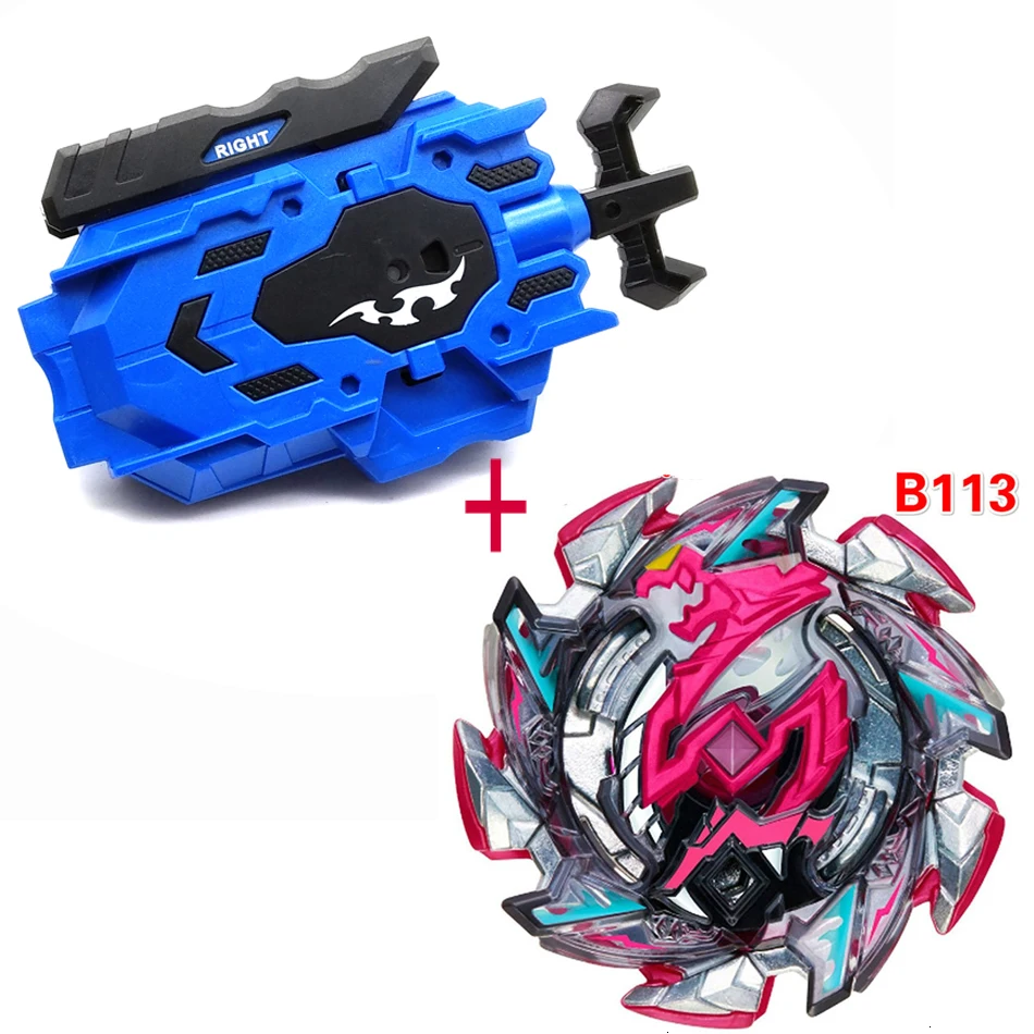 Beyblade burst b148 CHO-Z Валькирии. Z. Ev с правым левым в двух смыслах металлический пусковой провод усилитель Топ стартер гироскоп - Цвет: B113