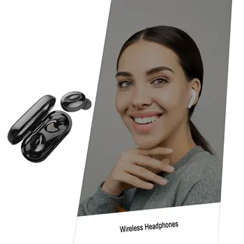

XG15 Wireless Earphone Mini Sport In-ear Headset Stereo Dual Mic Noise Cancelling Earphones with Charging box