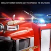Simulation One Key 360° Water Spray RC Firefighter Truck 2.4G Siren Light Exqusite Interior Tank Children's Remote Control Truck 2