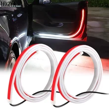 

Car Door Decoration Welcome Light Strips Strobe Flashing Lights Safety 12V 120cm LED Opening Warning LED Ambient Lamp Strip Auto