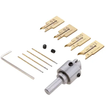 

10pcs/set Buddha Beads Ball Drill Tool Solid Carbide Woodworking Router Bit Milling Hand Power Tools Molding